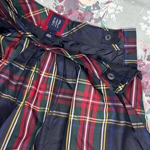 Plaid Gap Skirt